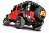 Borla 12-14 Jeep Wrangler JK 2/4Dr Rr Section ATAK Single Square Rlld Angle-Cut Black Chrome Exhaust - Miami AutoSport Technik