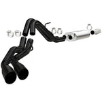 MagnaFlow SYS Cat-Back 10-14 Ford Raptor 6.2L V8 2.5/3in Black Dual Same Side Exit Rear 3.5 Tips - Miami AutoSport Technik