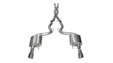 Corsa 2015 Ford Mustang GT 5.0 3in Cat Back Exhaust, Polish Dual 4.5in Tip (Xtreme) - Miami AutoSport Technik