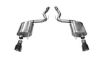 Corsa 2015 Ford Mustang GT 5.0 3in Axle Back Exhaust Black Dual Tips (Touring) - Miami AutoSport Technik