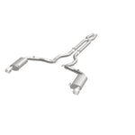 MagnaFlow Cat Back, SS, 3in, Street, Dual Split Polished 4.5in Tips 2015 Ford Mustang GT V8 5.0L - Miami AutoSport Technik