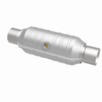 MagnaFlow Conv Univ 2.5in Inlet/Outlet Center/Center Round 11in Body L x 5.125in W x 15in Overall L - Miami AutoSport Technik
