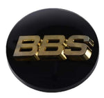 BBS Center Cap 70.6mm Black/Gold (4-tab) (56.24.120) - Miami AutoSport Technik