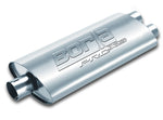 Borla Universal Center/Dual Oval 3in In / 2.5in Out 19in x 4in x 9.5in Notched PRO-XS Muffler - Miami AutoSport Technik