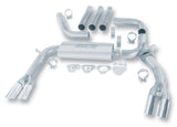 Borla 84-92 Chevrolet Camaro / Pontiac Trans Am 5.0L/5.7L V8 3in Adj SS Cat-Back Exhaust w/ Adapters - Miami AutoSport Technik