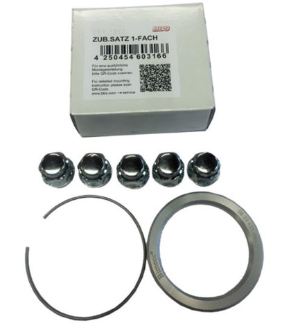 BBS PFS KIT - Camaro/Corvette - Includes 82mm OD - 66.9mm ID Ring / 82mm Clip / Lug Nuts - Miami AutoSport Technik