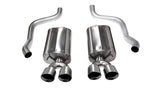 Corsa 09-13 Chevrolet Corvette C6 6.2L V8 Polished Sport Axle-Back Exhaust - Miami AutoSport Technik