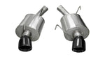 Corsa 05-10 Ford Mustang Shelby GT500 5.4L V8 Black Sport Axle-Back Exhaust - Miami AutoSport Technik