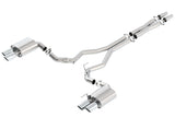 Borla 2018 Ford Mustang GT 5.0L AT/MT (w/o Valves) ATAK 3in Cat-Back Exhaust w/Polished Tips - Miami AutoSport Technik