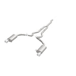 MagnaFlow Cat Back, SS, 2.5in, Street, Dual Split Polished 4.5in Tips 2015 Ford Mustang Ecoboost - Miami AutoSport Technik