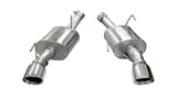 Corsa 05-10 Ford Mustang Shelby GT500 5.4L V8 Polished Xtreme Axle-Back Exhaust - Miami AutoSport Technik