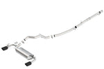Borla 16-18 Ford Focus RS 2.3L MT AWD ATAK Catback Exhaust w/ Black Chrome Tip - Miami AutoSport Technik