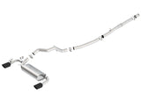 Borla 16-18 Ford Focus RS 2.3L MT AWD ATAK Catback Exhaust w/ Black Chrome Tip - Miami AutoSport Technik