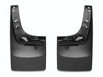 WeatherTech 14+ Chevrolet Silverado No Drill Mudflaps - Black - Miami AutoSport Technik