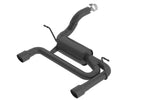 Borla 2018 Jeep Wrangler JL/JLU 3.6L 2DR/4DR ATAK SS Axle Back Black Coated Exhaust w/3.5in Tips - Miami AutoSport Technik