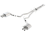 Borla 15-16 Ford Mustang Shelby GT350 5.2L ATAK Cat Back Exhaust (Uses Factory Valence) - Miami AutoSport Technik