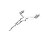 MagnaFlow Cat Back, SS, 2.5in, Street, Dual Split Polished 4.5in Tips 2015 Ford Mustang Ecoboost - Miami AutoSport Technik