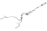 Borla 15-16 Ford F-150 3.5L EcoBoost Ext. Cab Std. Bed Catback Exhaust S-Type Single Split Rear Exit - Miami AutoSport Technik