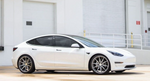 SET OF (4) VOSSEN WHEELS HF-3 GLOSS GRAPHITE POLISHED FITS TESLA MODEL 3 - Miami AutoSport Technik