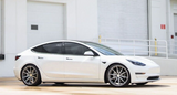 SET OF (4) VOSSEN WHEELS HF-3 GLOSS GRAPHITE POLISHED FITS TESLA MODEL 3 - Miami AutoSport Technik