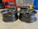 SET OF (4) VOSSEN WHEELS HF-3 GLOSS GRAPHITE POLISHED FITS TESLA MODEL 3 - Miami AutoSport Technik